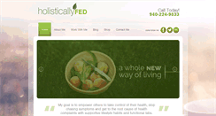 Desktop Screenshot of holisticallyfed.com